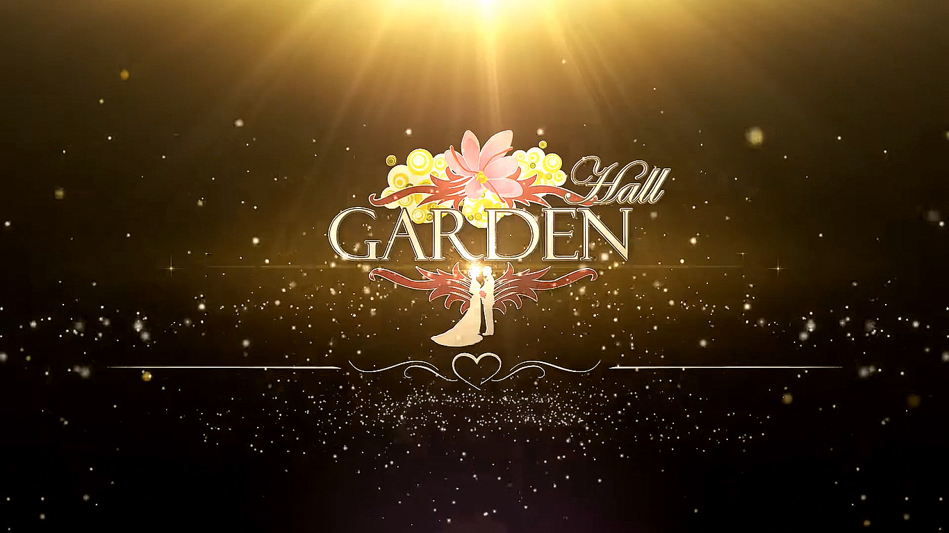 Garden Hall λογότυπο με φωτισμό